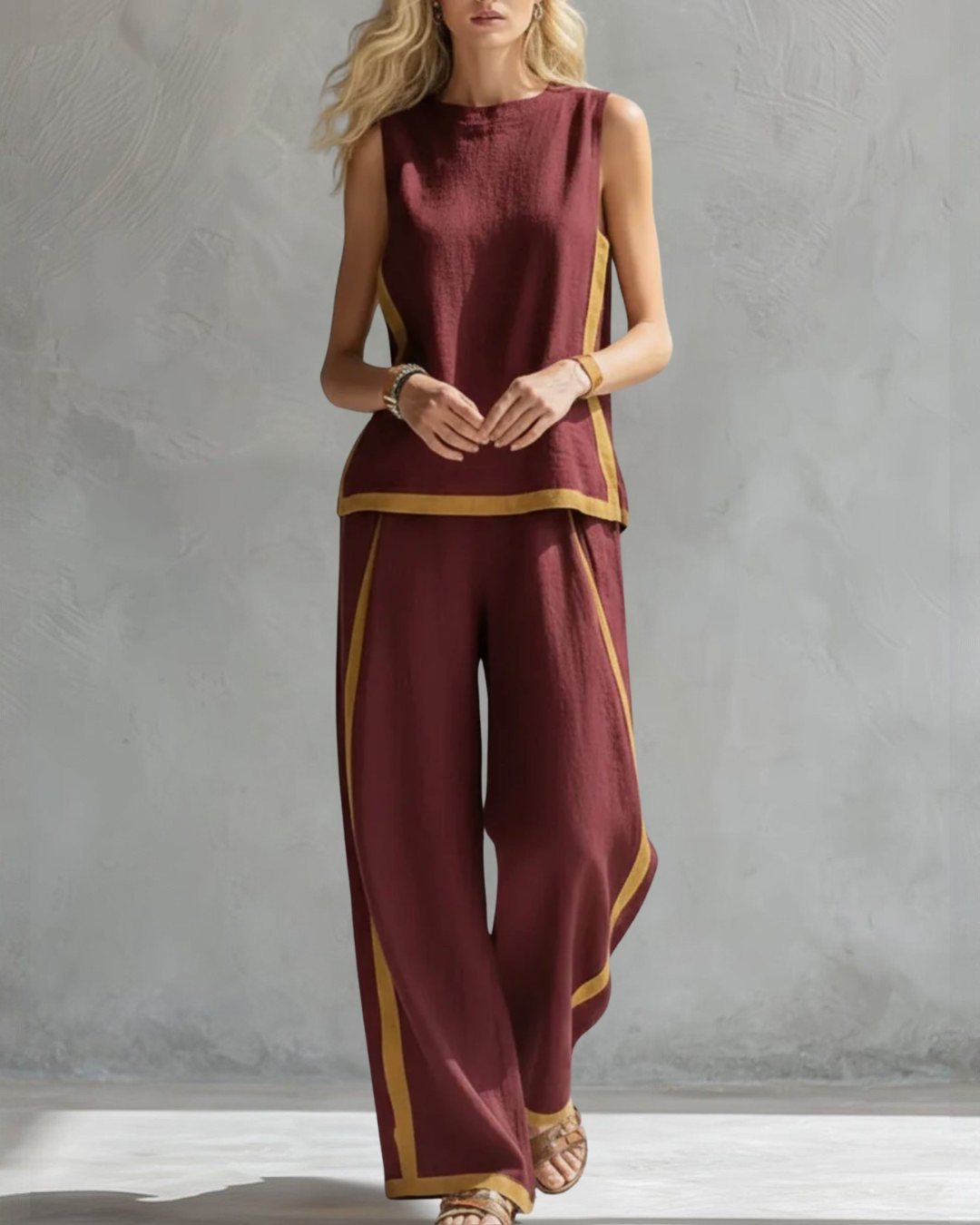 Leila | Conjunto Elegante Dos Piezas