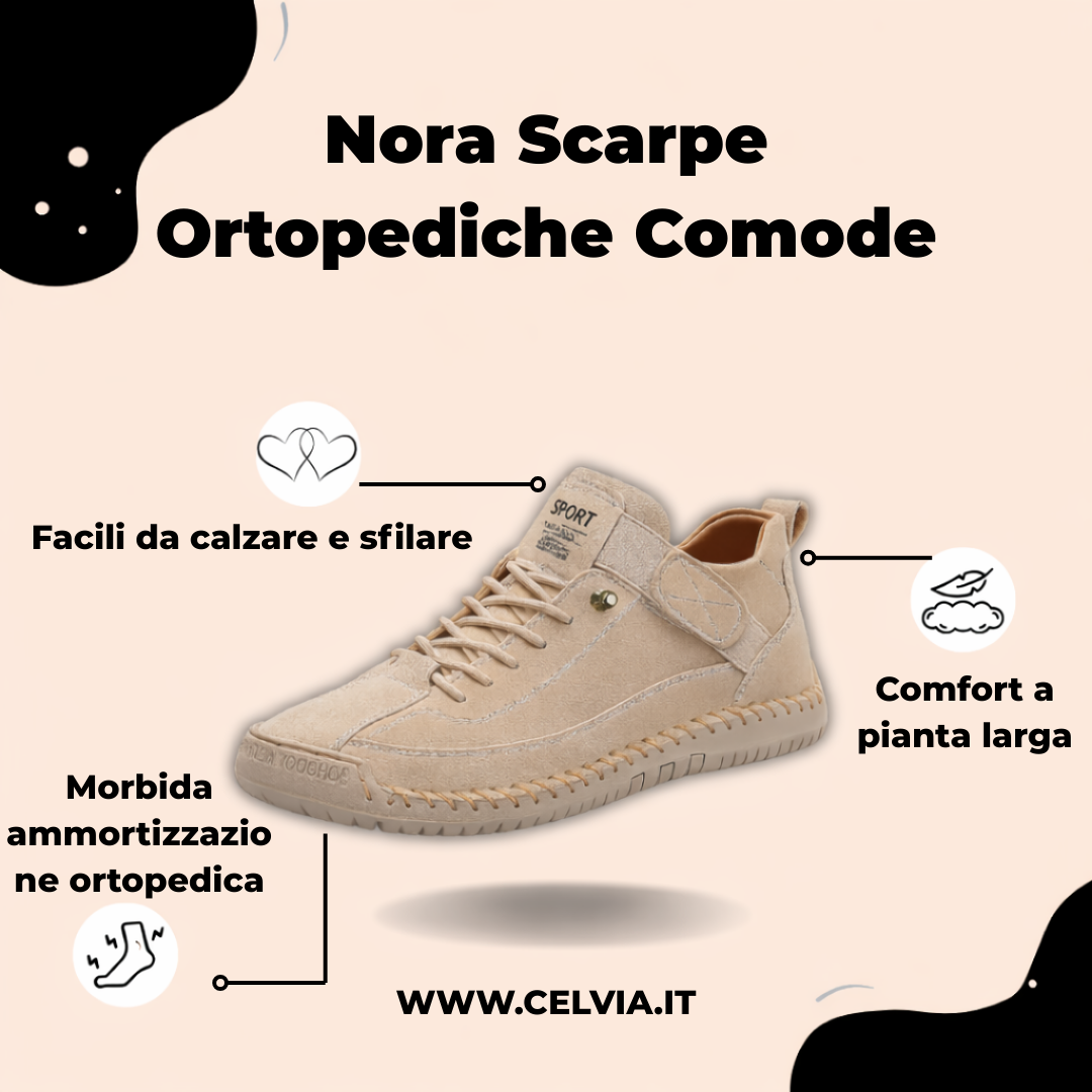 Nora • Zapatos Ortopédicos Cómodos y Sin Dolor