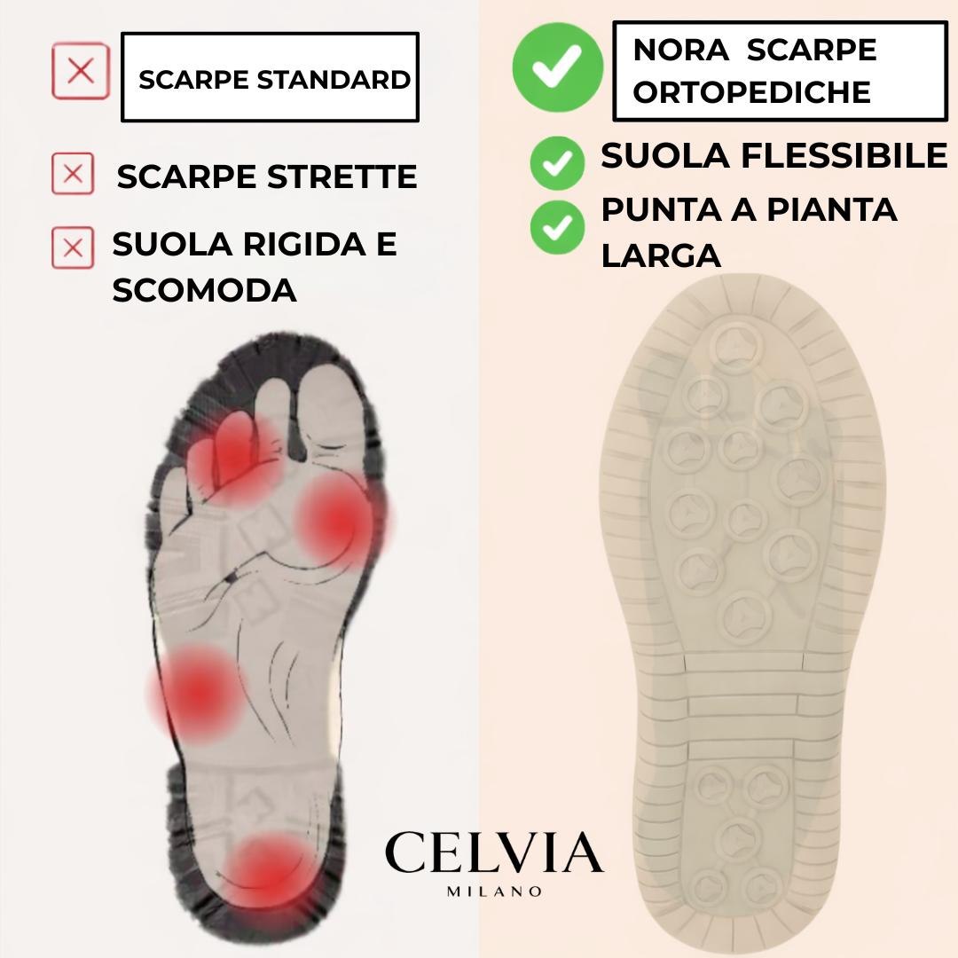 Nora • Zapatos Ortopédicos Cómodos y Sin Dolor