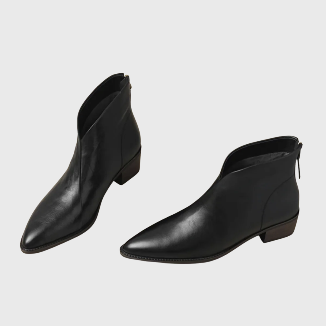 Camille | Botines de lujo con tacón bajo